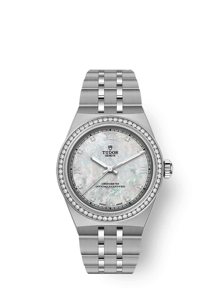 Tudor M2830A1S0-0001 : Royal Day-Date 30 Stainless Steel - Diamond / MOP