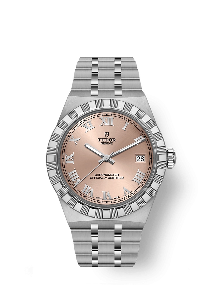 Tudor M2836C1A0-0105 : Royal Day-Date 36 Stainless Steel / Salmon Roman