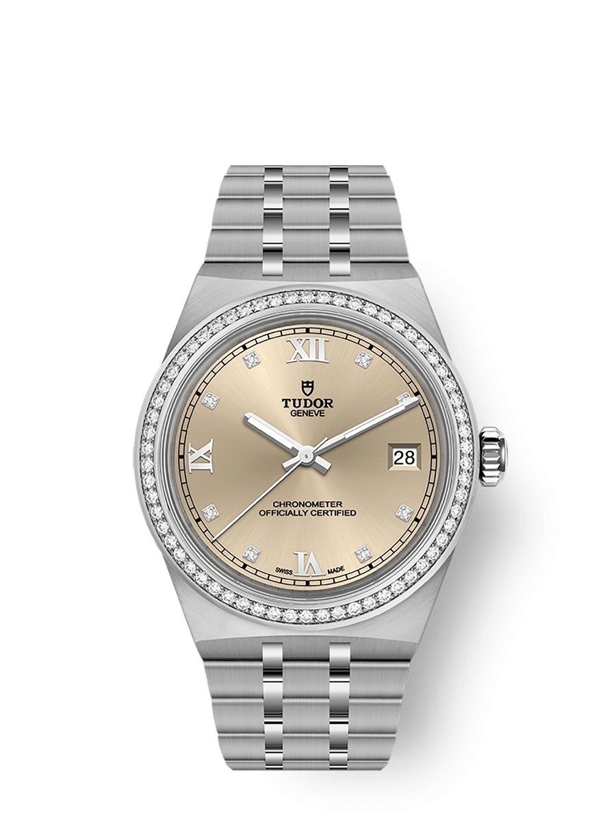Tudor M2836C1S0-0001 : Royal Day-Date 36 Stainless Steel - Diamond / Ivory