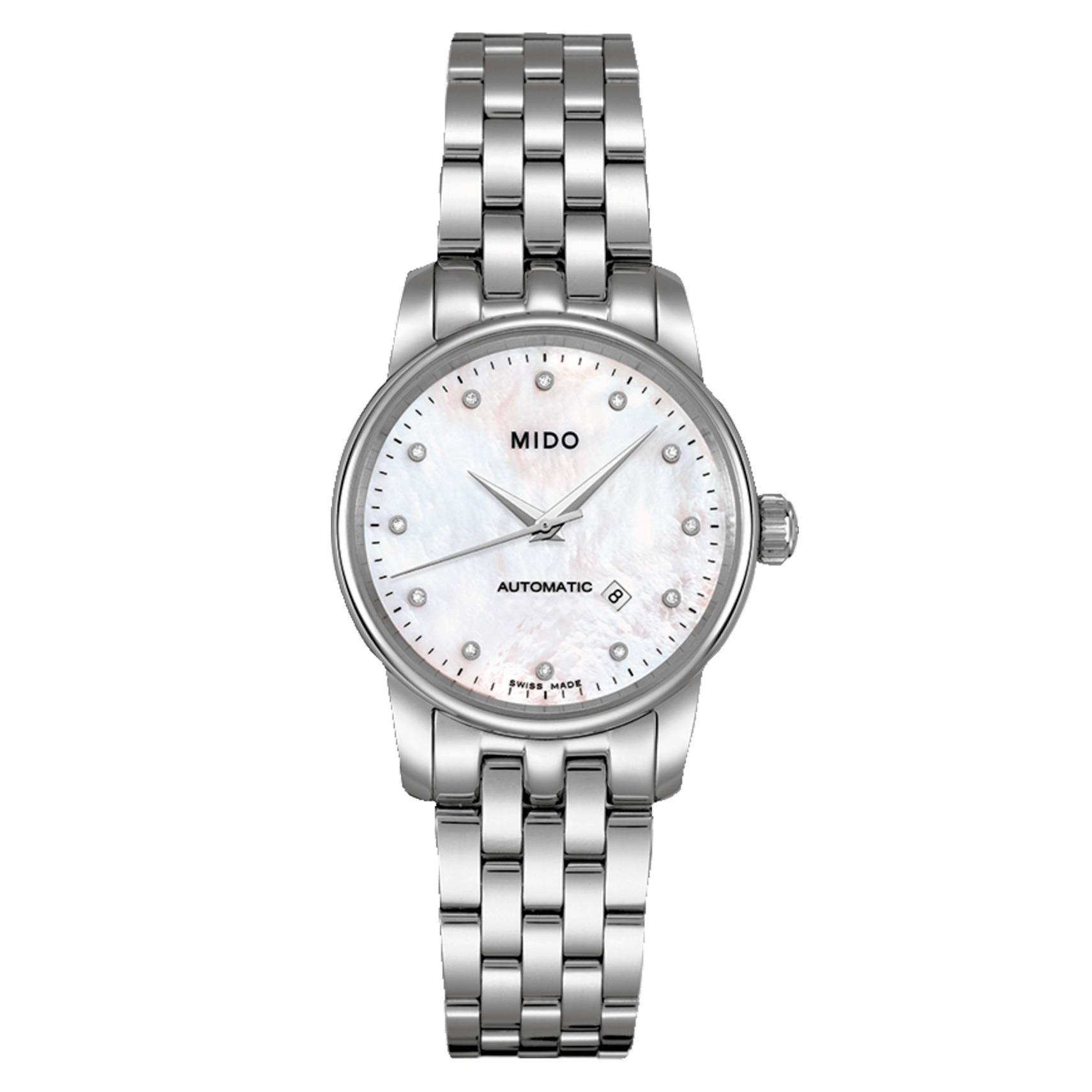 Mido M7600.4.69.1 : Baroncelli Tradition Lady Stainless Steel / MOP / Bracelet