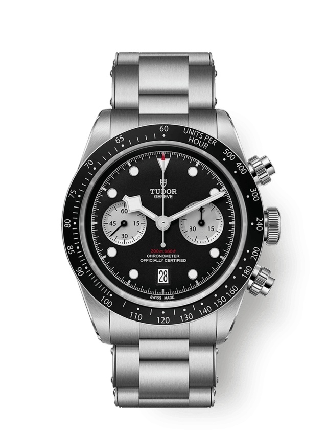 Tudor M79360N-0011 : Heritage Black Bay Chronograph Inverted Panda / Bracelet