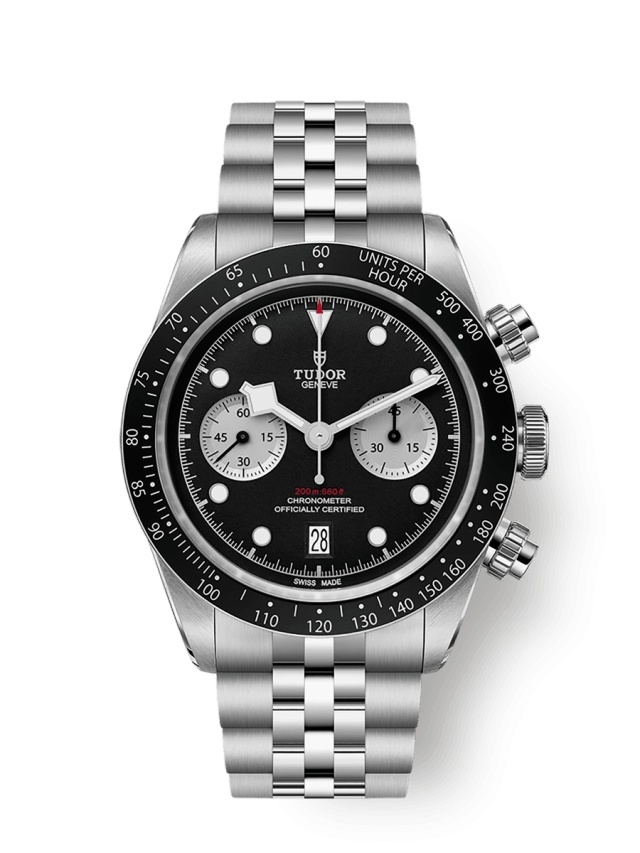 Tudor M79360N-0013 : Heritage Black Bay Chronograph Inverted Panda / Bracelet