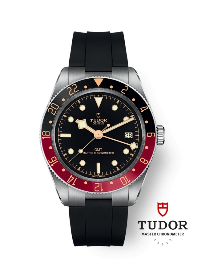 Tudor M7939G1A0NRU-0002 : Black Bay 58 GMT Stainless Steel / Black / Rubber