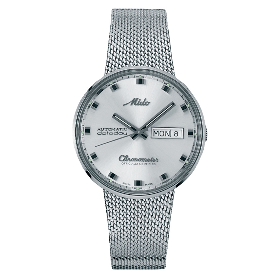 Mido M8429.4.C1.11 : Commander 1959 Chronometer Stainless Steel / Silver / Bracelet