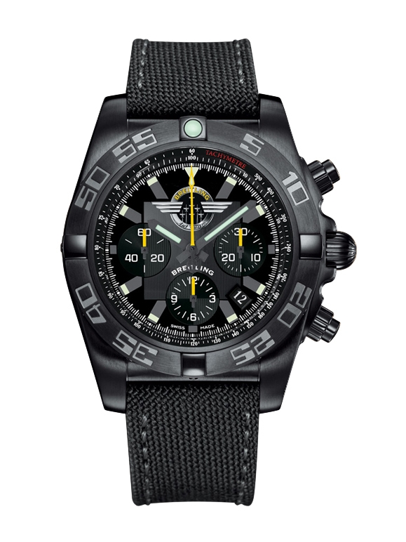 Breitling MB01109L.BD48.109W : Chronomat 44 Blacksteel / Breitling Jet Team / Military