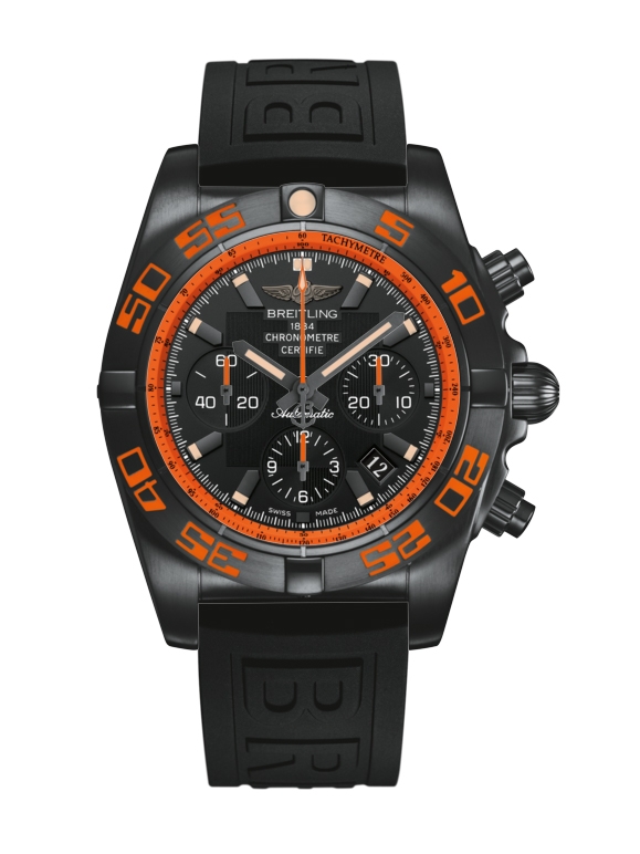 Breitling MB0111C2.BD07.153S : Chronomat 44 Blacksteel / Raven / Rubber