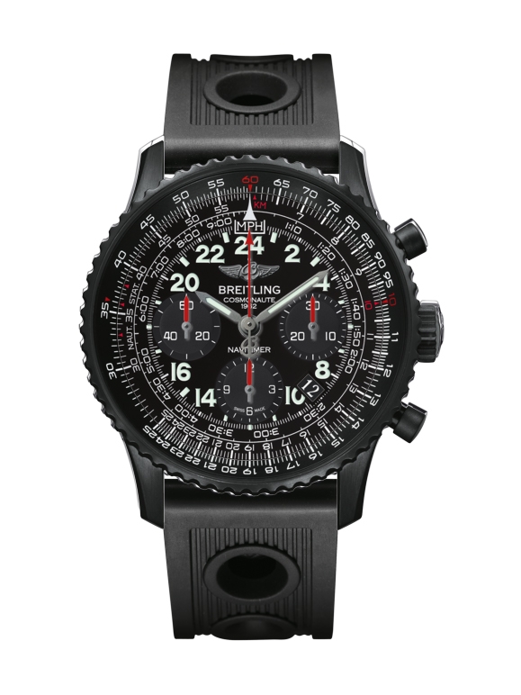 Breitling MB0210B6/BC79/200S/M20DSA.2 : Cosmonaute Blacksteel / Black / Rubber / Folding