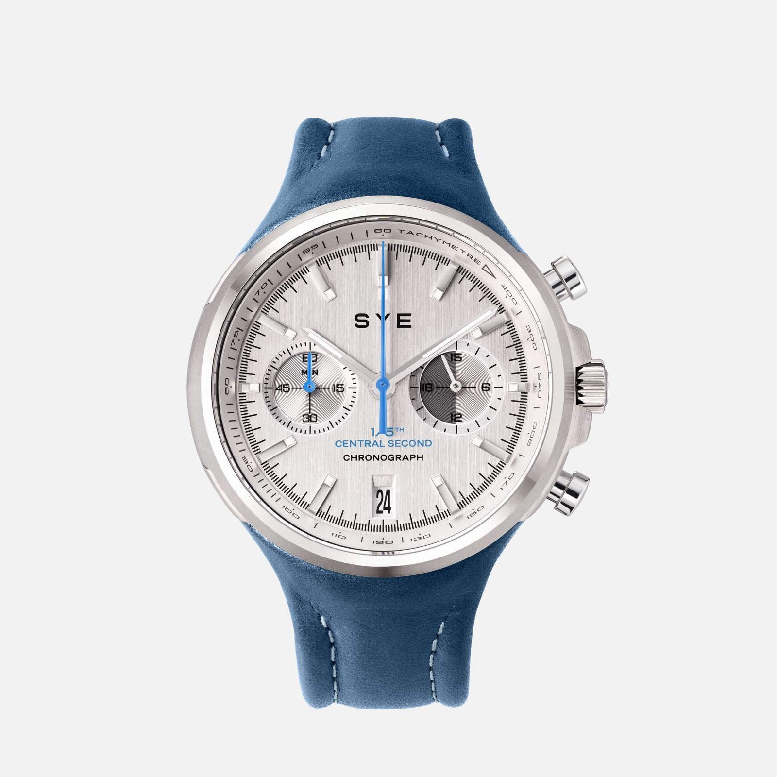 SYE MCFE-SI-SB : MOT1ON Chronograph Silver Edition / SYE Blue