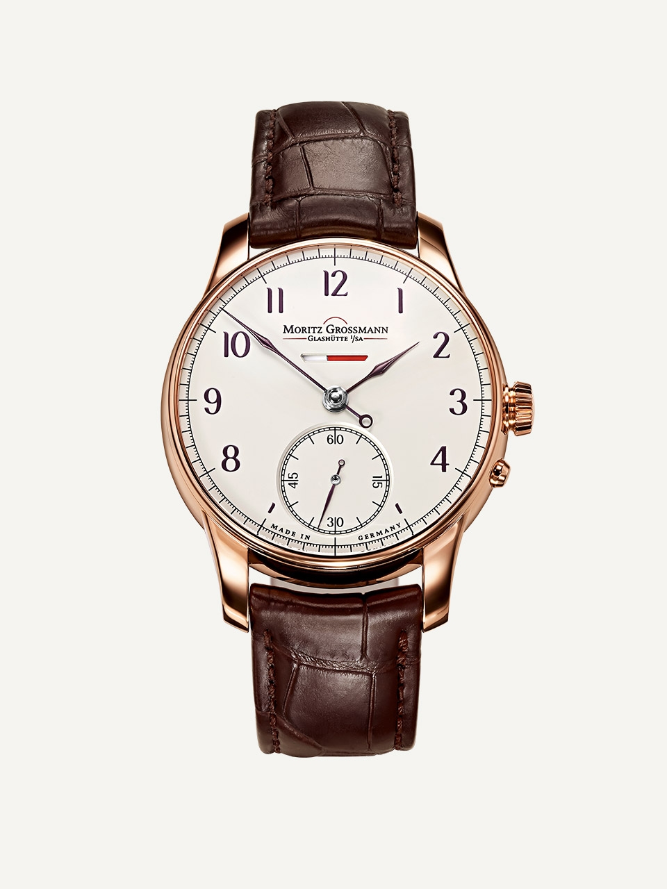 Moritz Grossmann MG-000460 : Benu Power Reserve Rose Gold / Silver