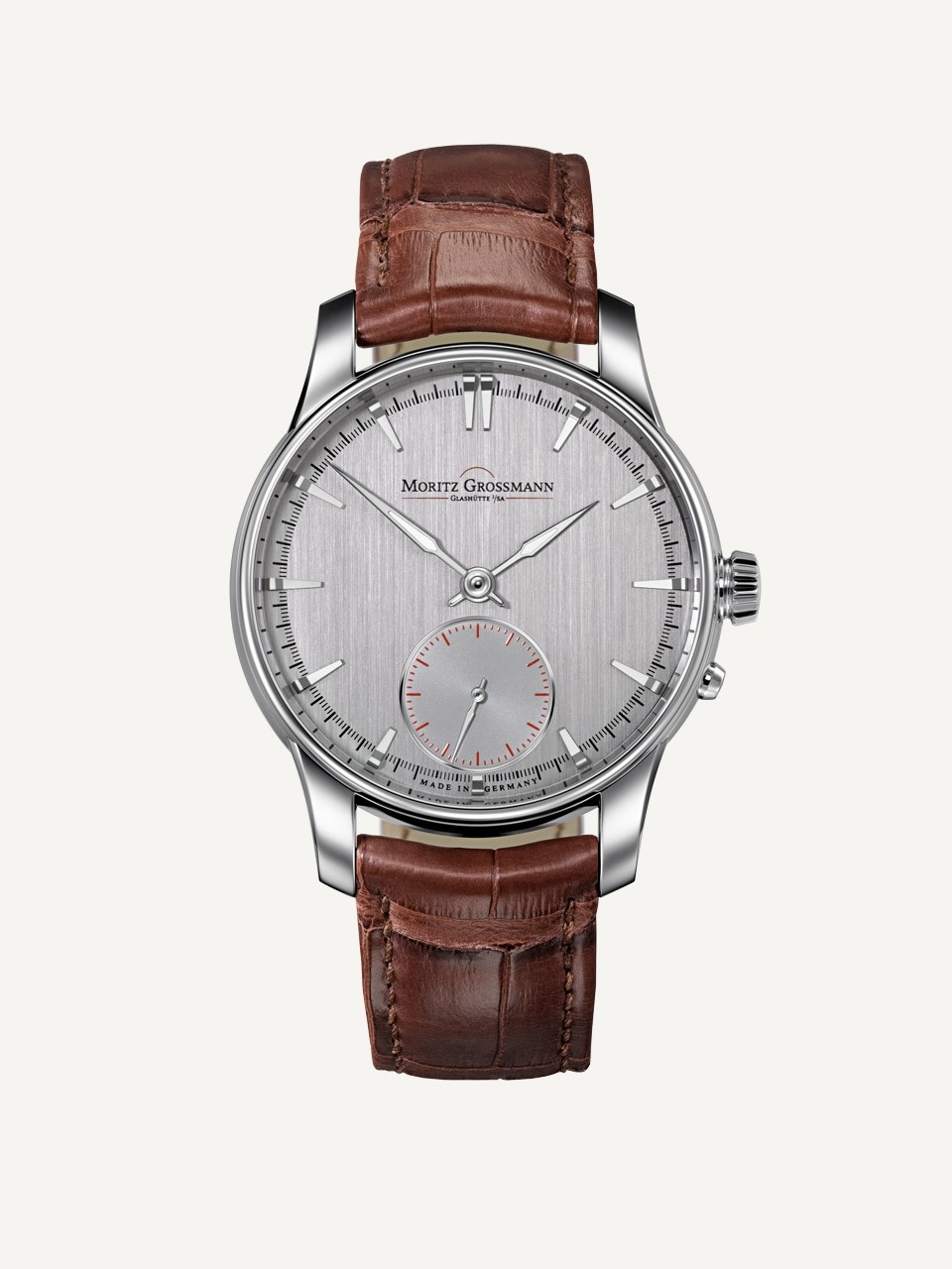 Moritz Grossmann MG-000502 : Atum Pure Stainless Steel / Grey