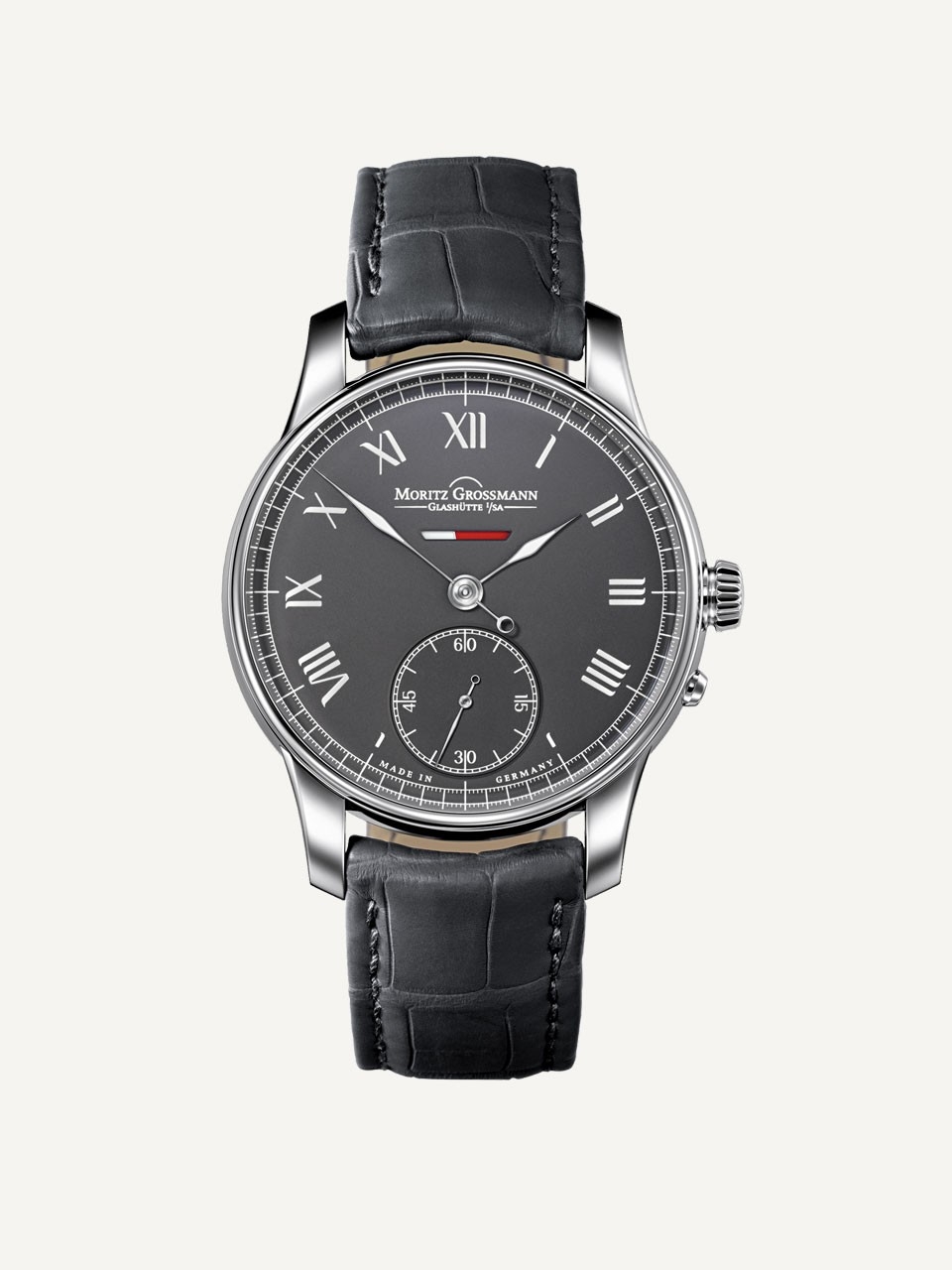 Moritz Grossmann MG-000622 : Benu Power Reserve White Gold / Grey / Roman