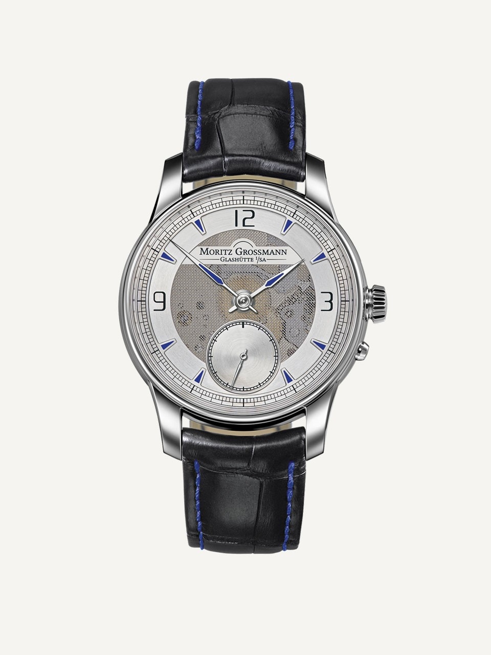 Moritz Grossmann MG-000688 : Atum Pure M Stainless Steel / Blue