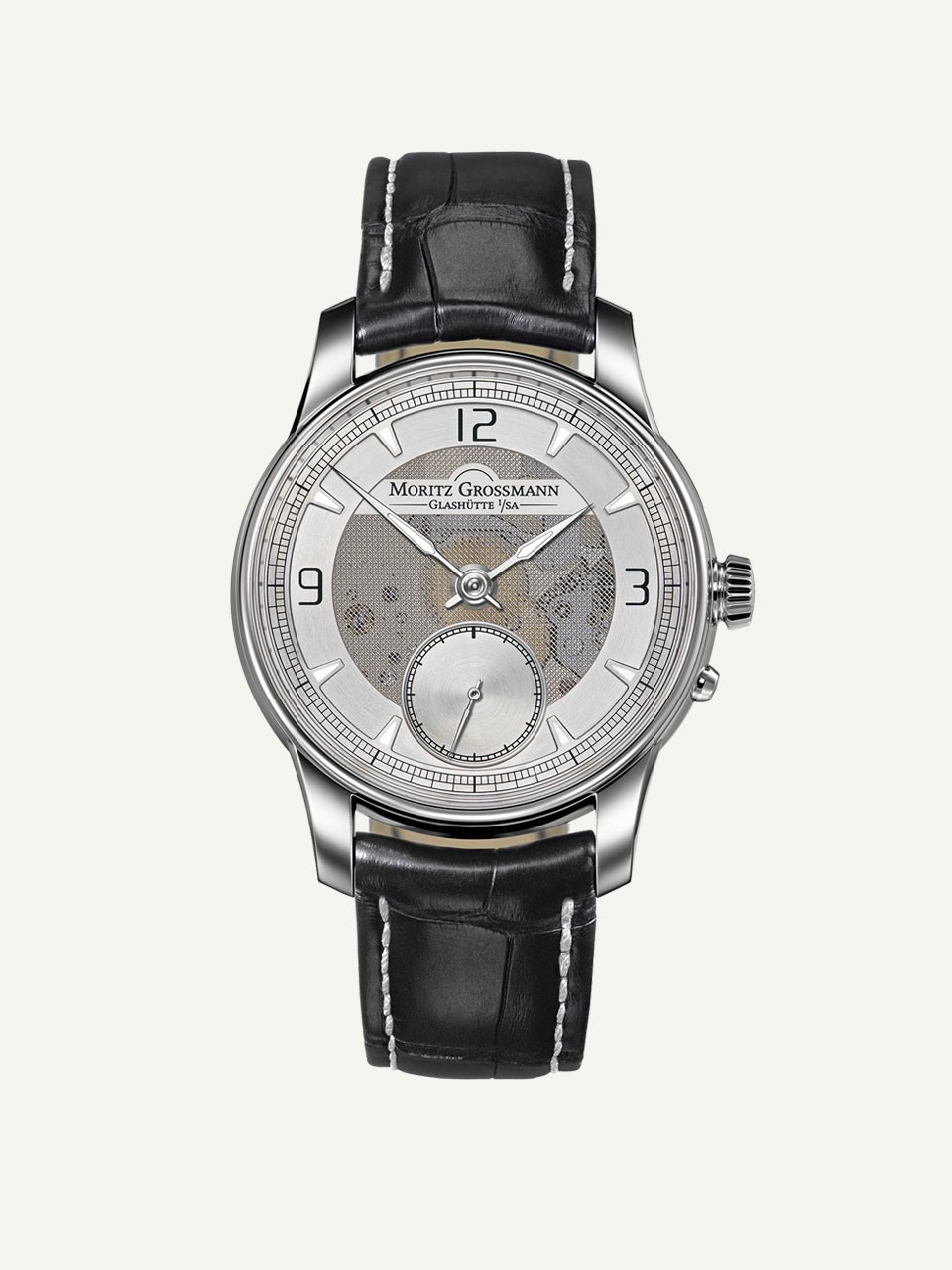 Moritz Grossmann MG-000703 : Atum Pure M Stainless Steel / White