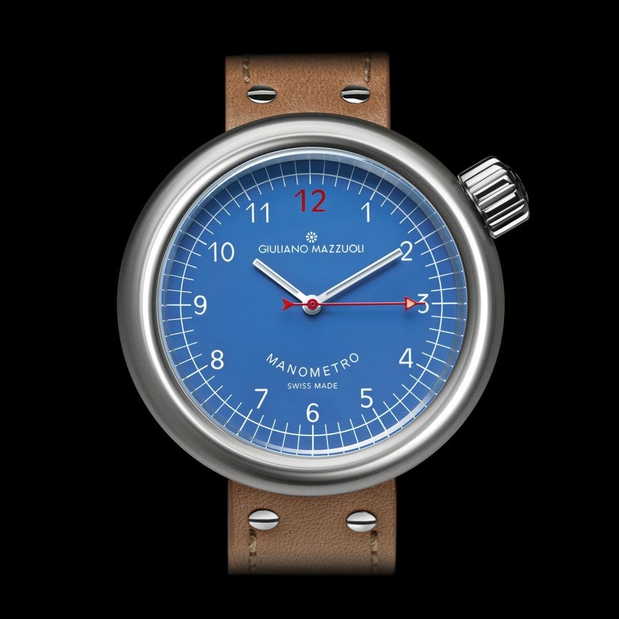 Giuliano Mazzuoli MRB03N : Manometro Brushed / Blue