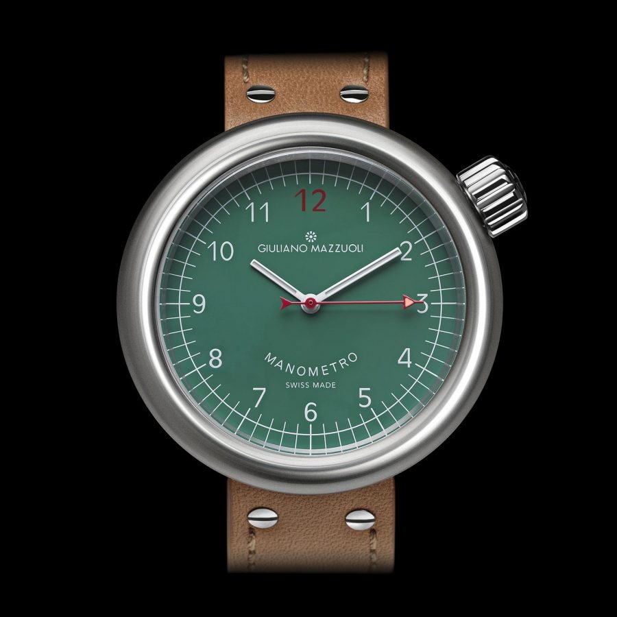 Giuliano Mazzuoli MRB04N : Manometro Brushed / Green