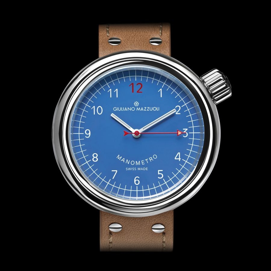 Giuliano Mazzuoli MRP03N : Manometro Polished / Blue