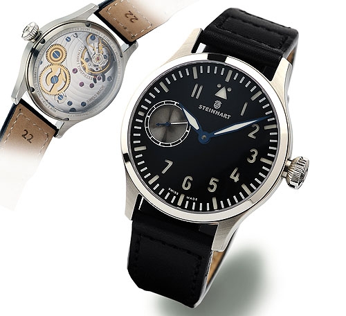 Steinhart P0909  : Nav B-Uhr 47 ST1 Premium Silver
