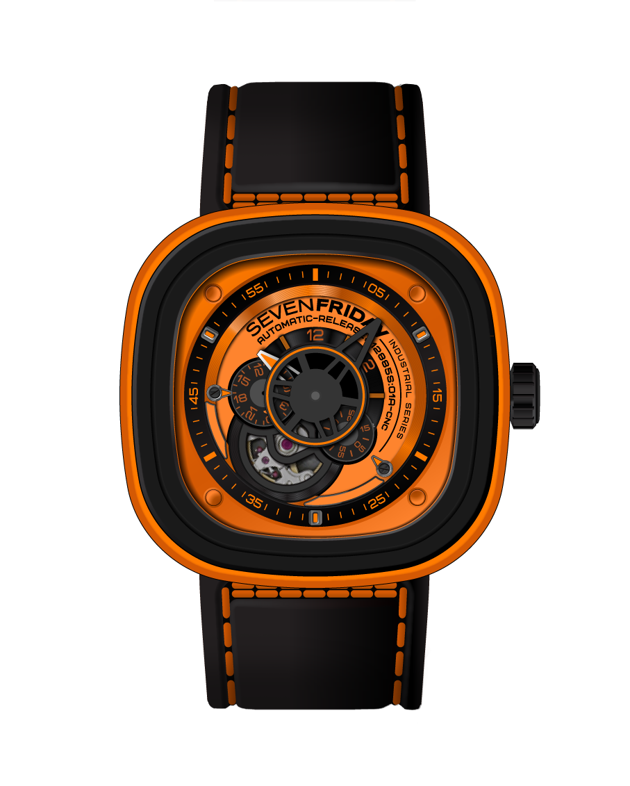 SevenFriday P1/03 : P1/03 Industrial Essence Orange