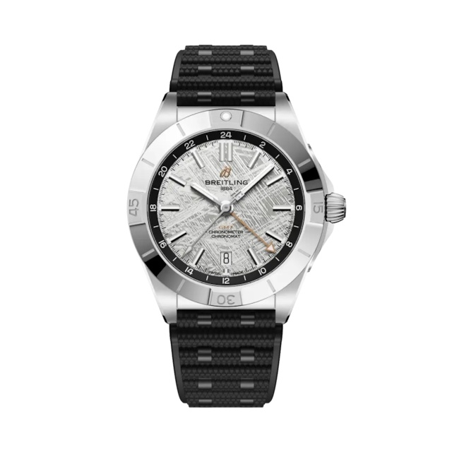 Breitling P323982A1F1S1 : Chronomat 40 GMT Stainless Steel / Erling Haaland / Rubber