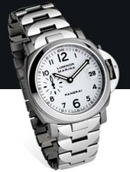 Panerai PAM00051 : Luminor Marina Automatic 40mm Bracelet White