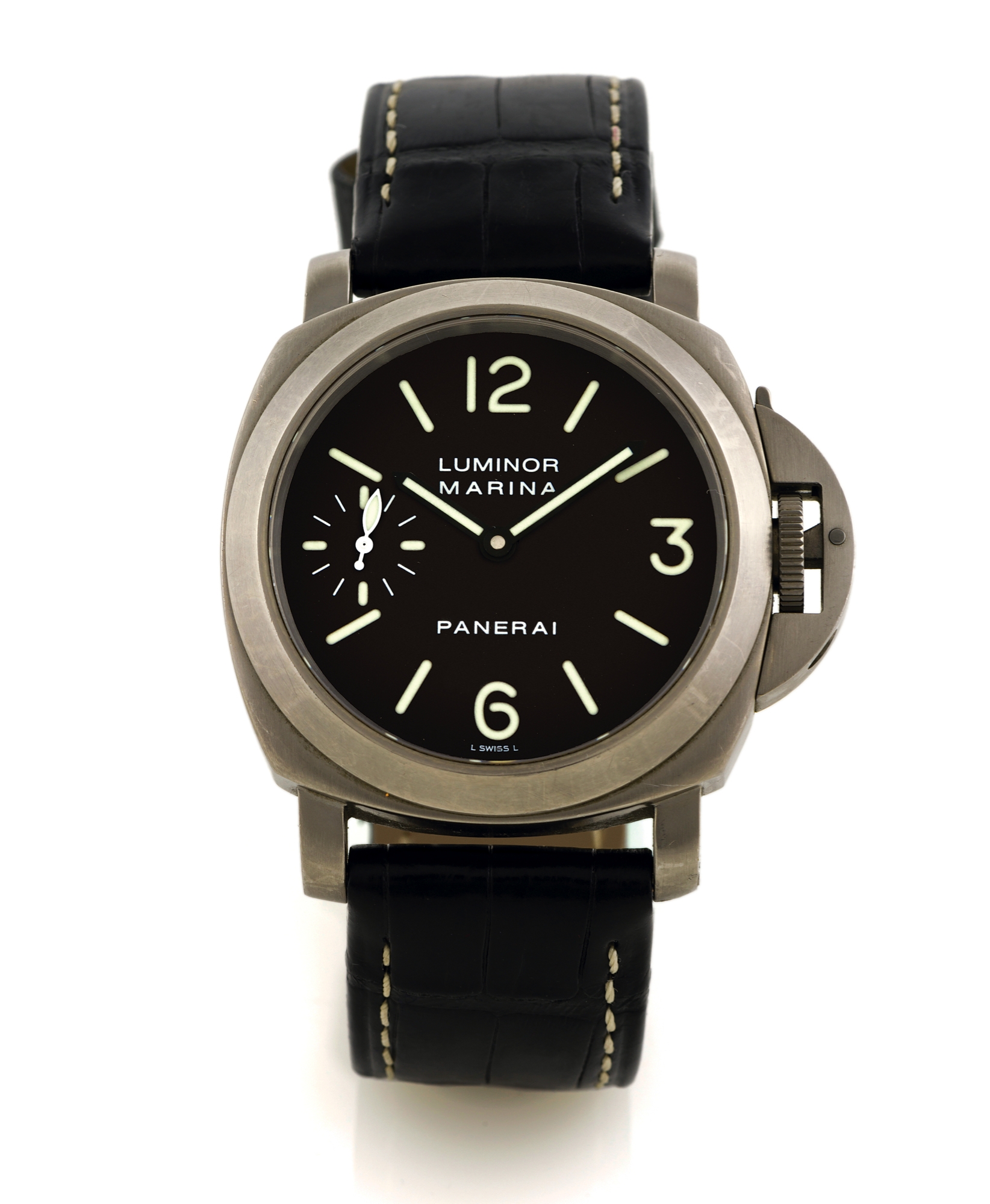 Panerai PAM00061 : Luminor Marina Titanium Brown