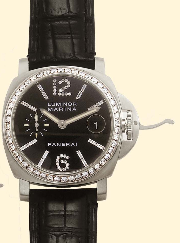 Panerai PAM00096 : Luminor Automatic Diamond Bezel / Dial