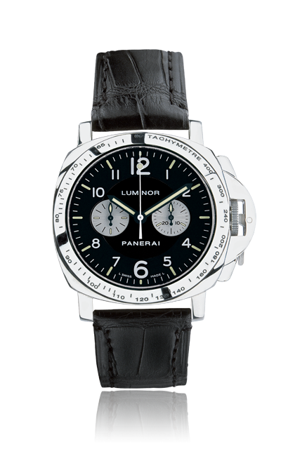 Panerai PAM00189 : Luminor Chrono White Gold