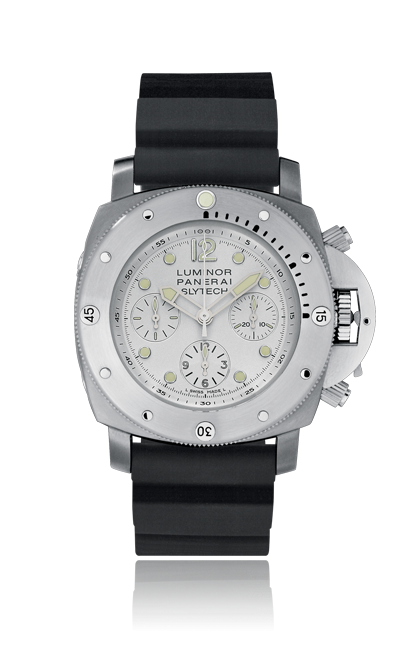 Panerai PAM00225 : Luminor 1950 Submersible Slytech Chrono 1000m White