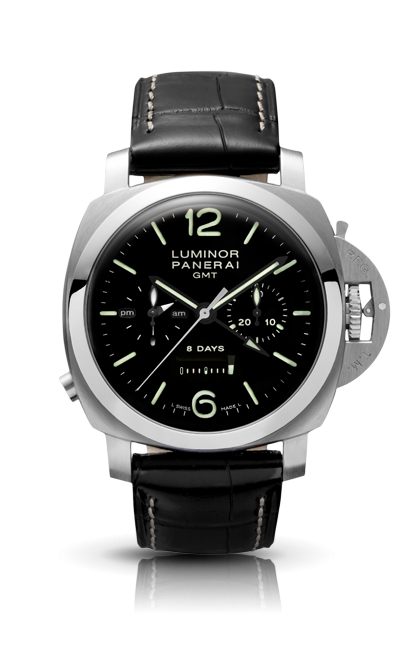 Panerai PAM00275 : Luminor 1950 Chrono Monopulsante 8 Days GMT Acciaio