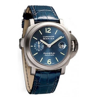 Panerai PAM00282 : Luminor Marina Automatic 40mm Titanium Blue