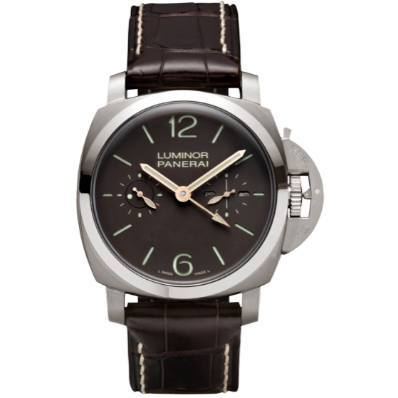 Panerai PAM00306 : Luminor 1950 Tourbillon GMT Titanio