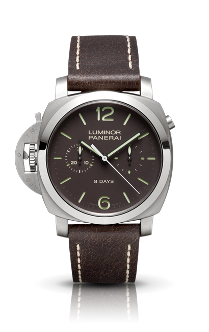 Panerai PAM00345 : Luminor 1950 Chrono Monopulsante Left-Handed 8 Days Titanio