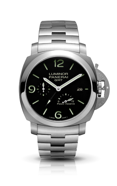 Panerai PAM00347 : Luminor 1950 3 Days GMT Power Reserve Automatic Acciaio 44mm