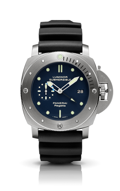 Panerai PAM00371 : Luminor Submersible 1950 Regatta 3 Days GMT Automatic Titanio