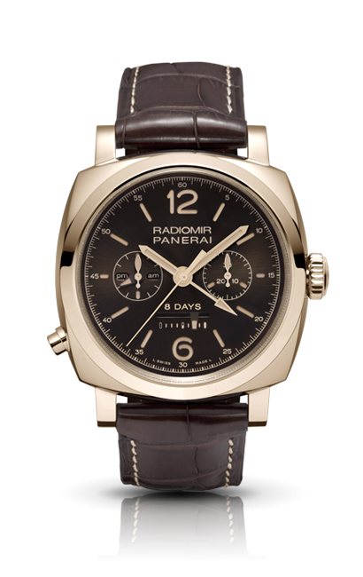 Panerai PAM00502 : Radiomir 1940 Chrono Monopulsante Left-Handed 8 Days Oro Rosso