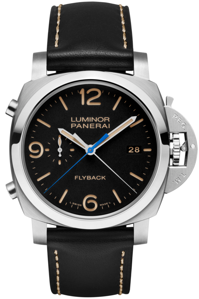 Panerai PAM00524 : Luminor 1950 44 3 Days Chrono Flyback Automatic Stainless Steel / Black