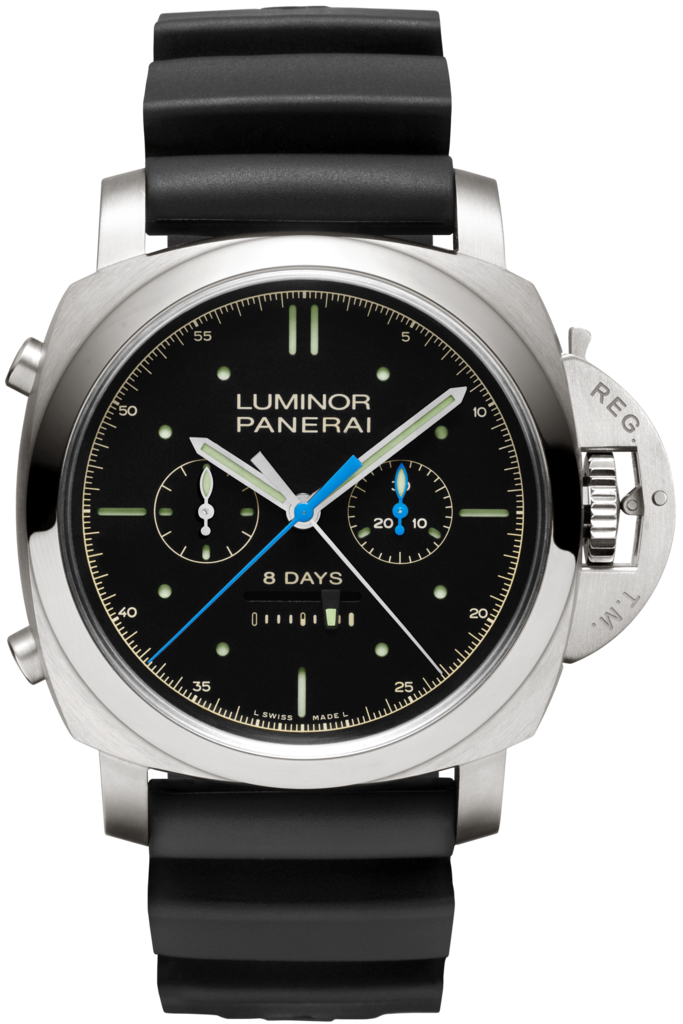Panerai PAM00530 : Luminor 1950 Rattrapante 8 Days Titanio
