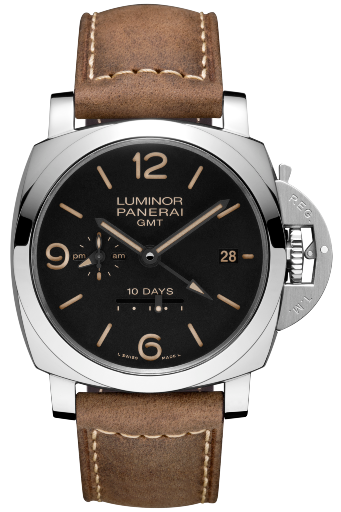 Panerai PAM00533 : Luminor 1950 44 10 Days GMT Automatic Stainless Steel / Black