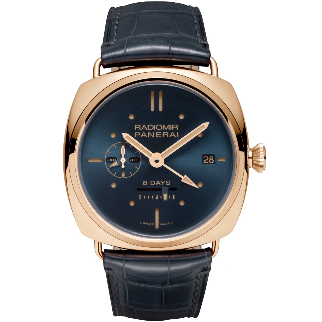Panerai PAM00538 : Radiomir 8 Days GMT Oro Rosso Blue