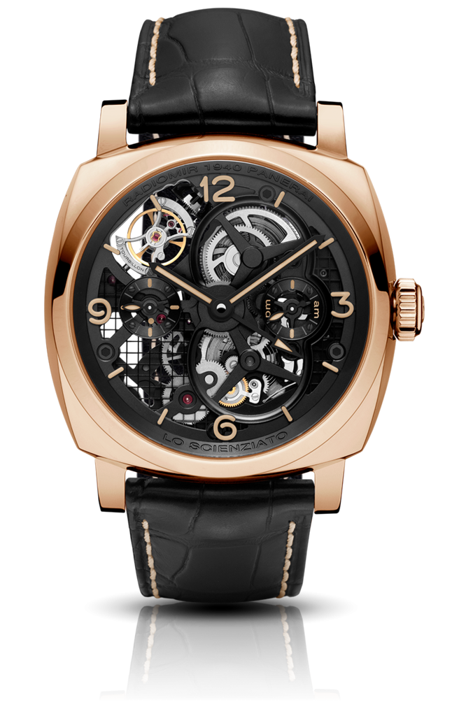 Panerai PAM00559 : Radiomir 1940 Tourbillon GMT Oro Rosso Lo Scienziato