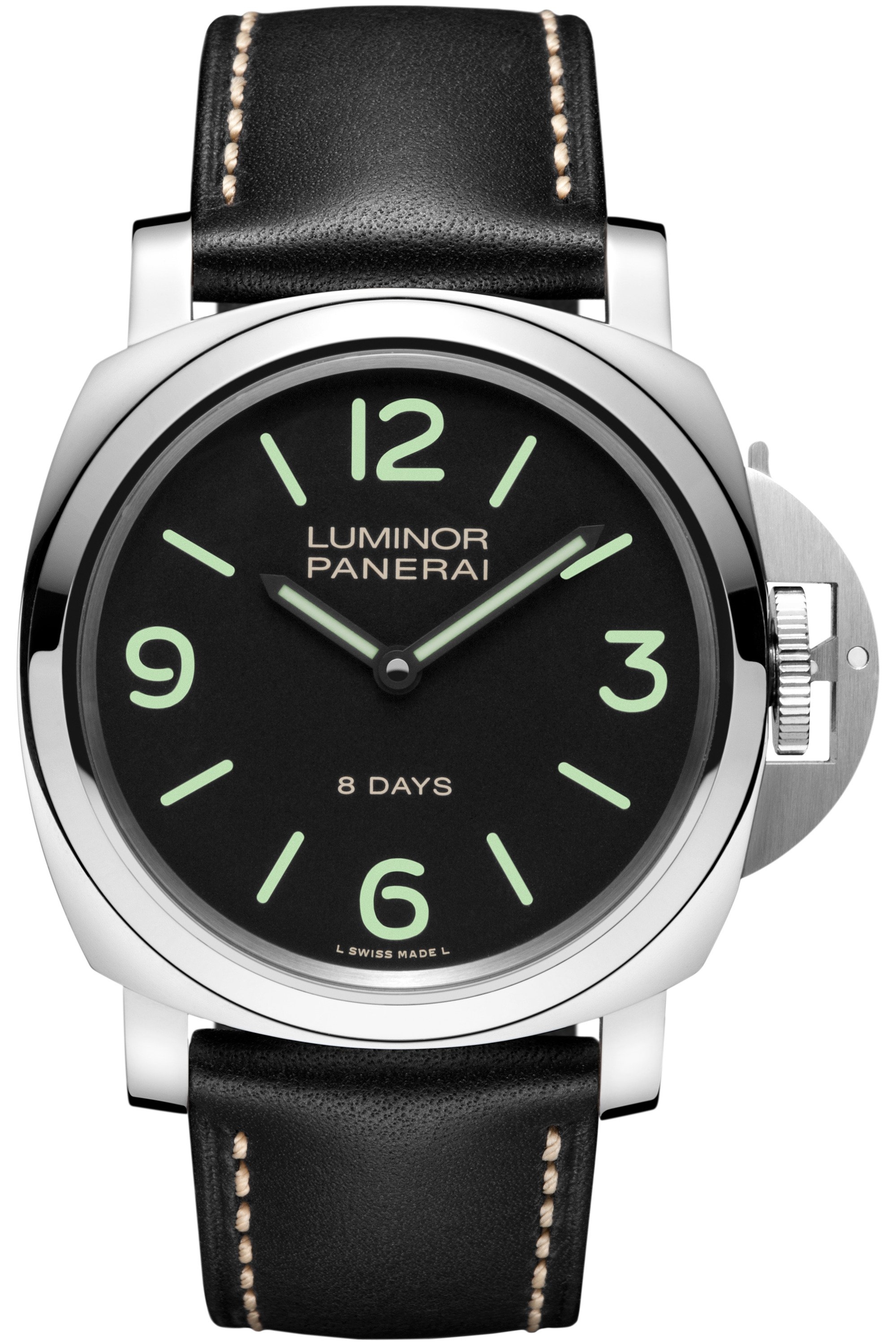 Panerai PAM00560 : Luminor Base 44 8 Days Stainless Steel / Black