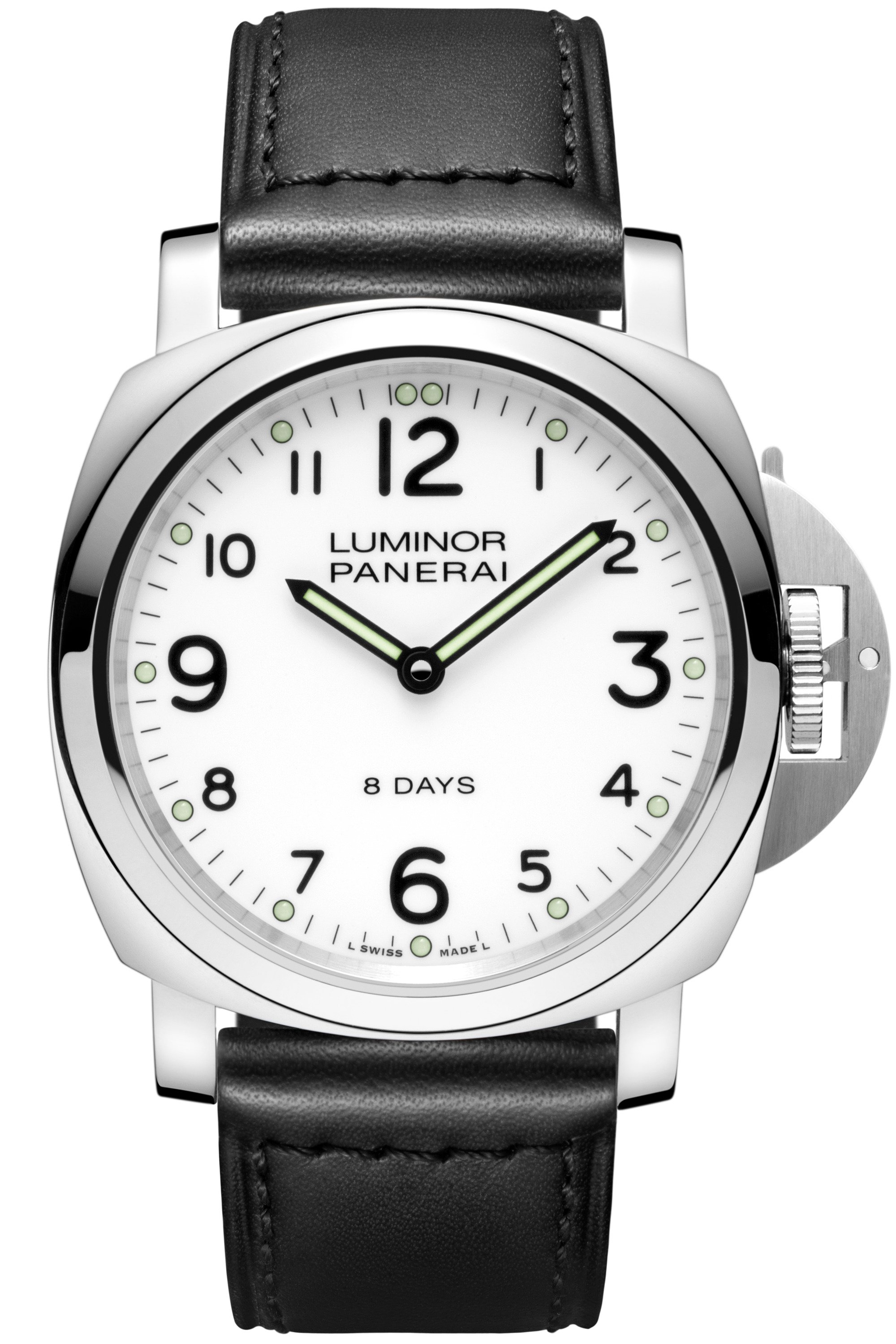 Panerai PAM00561 : Luminor Base 44 8 Days Stainless Steel / White