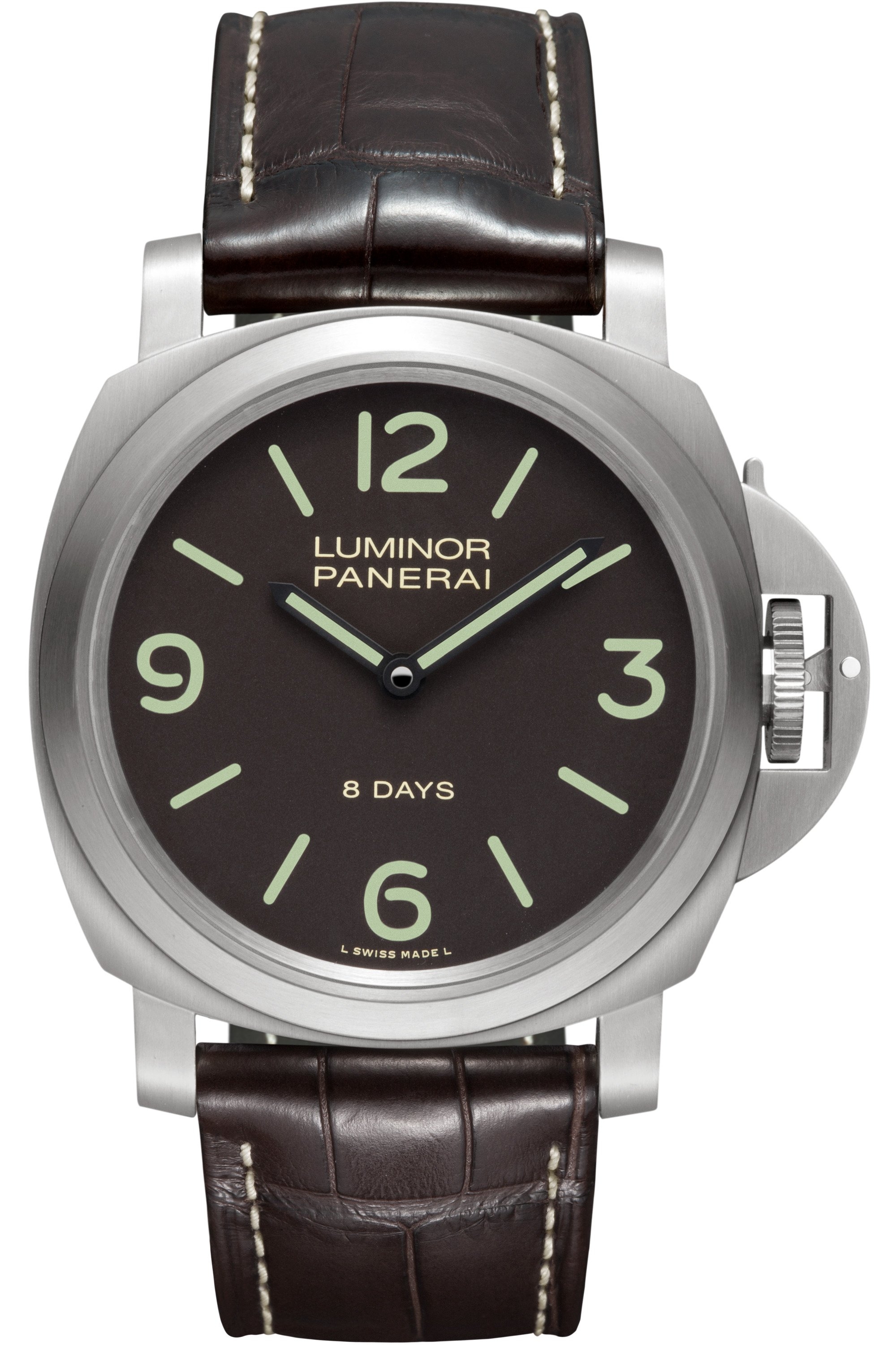 Panerai PAM00562 : Luminor Base 44 8 Days Titanium / Brown