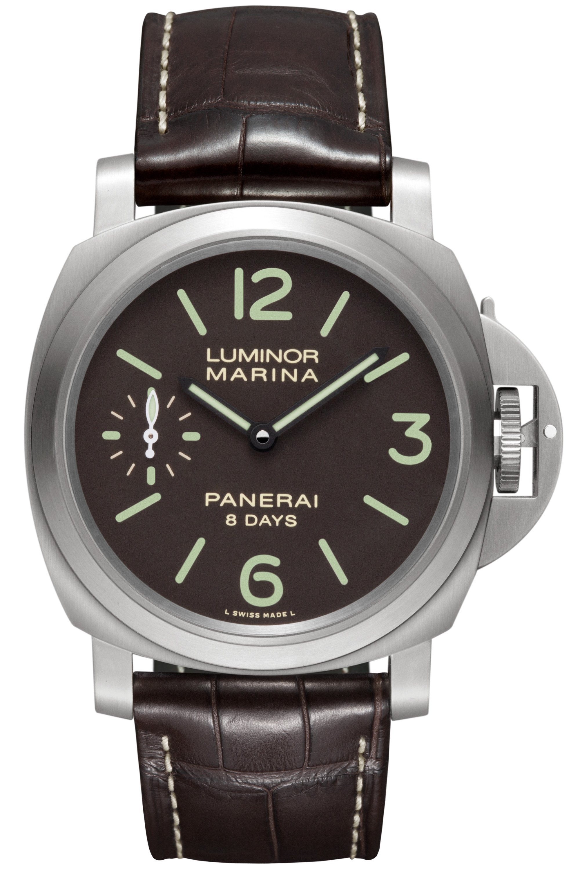 Panerai PAM00564 : Luminor Marina 44 8 Days Titanium / Brown