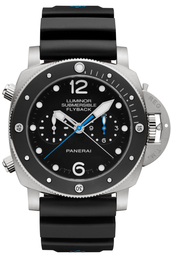 Panerai PAM00615 : Luminor Submersible 47 3 Days Chrono Flyback Automatic Titanium / Ceramic / Black