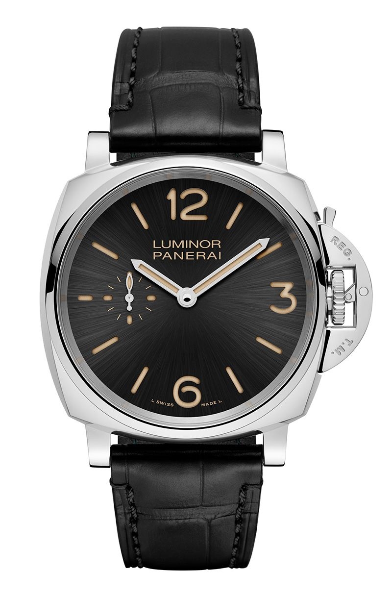 Panerai PAM00676 : Luminor Due 42 3 Days Stainless Steel / Black