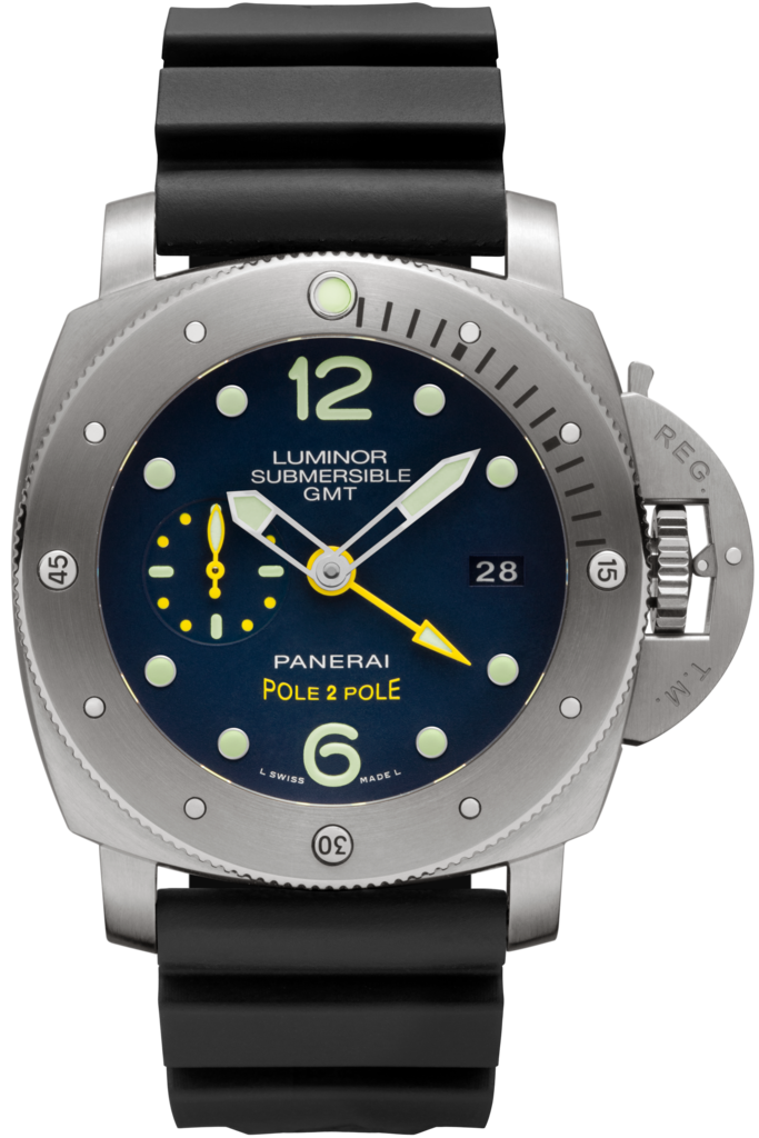 Panerai PAM00719 : Luminor Submersible 1950 3 Days GMT Automatic Titanio Pole 2 Pole