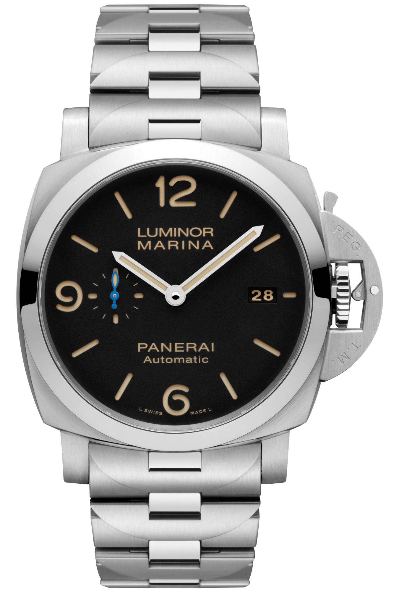 Panerai PAM00723 : Luminor 1950  Marina 44 3 Days Automatic Stainless Steel / Black / Bracelet
