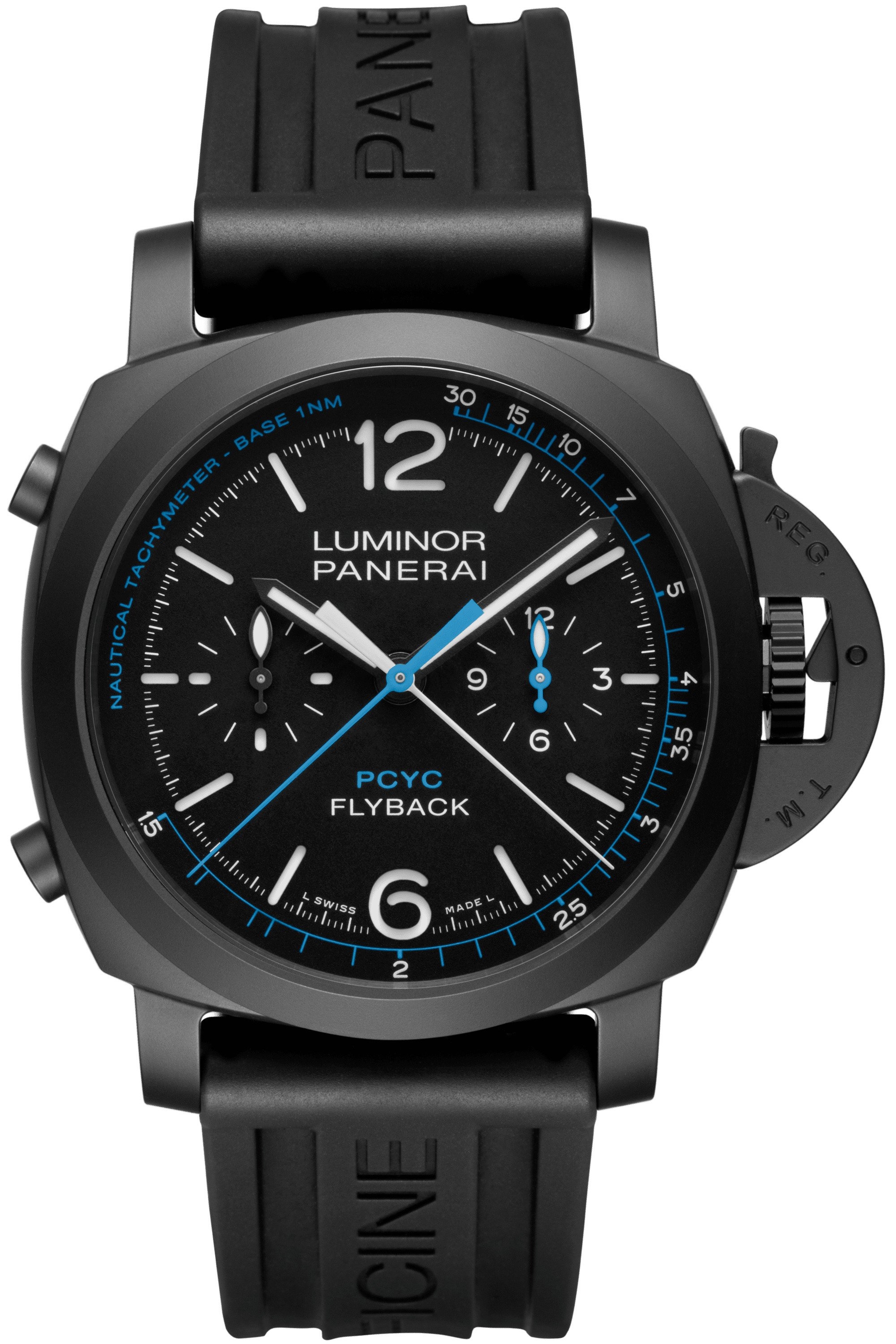 Panerai PAM00788 : Luminor 1950 44 PCYC Chrono Flyback Automatic Ceramic / Black