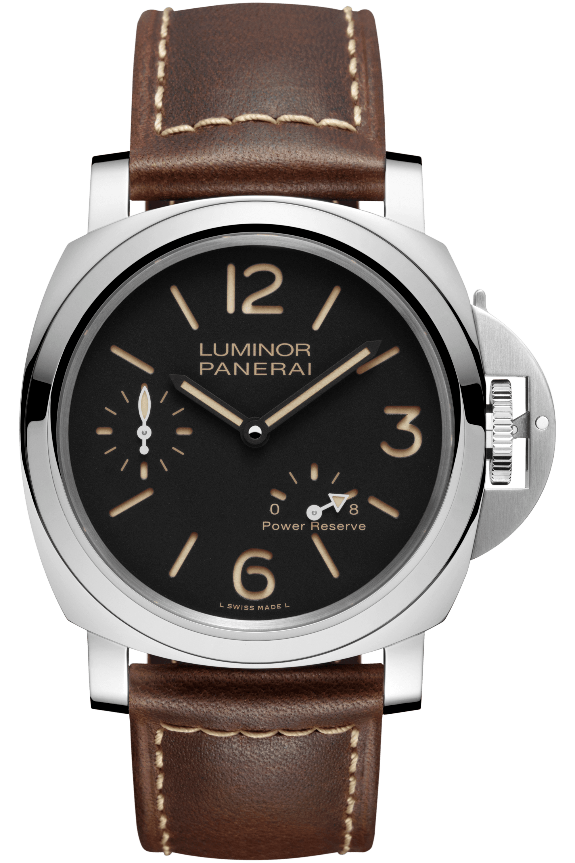 Panerai PAM00795 : Luminor 44 8 Days Power Reserve Stainless Steel / Black